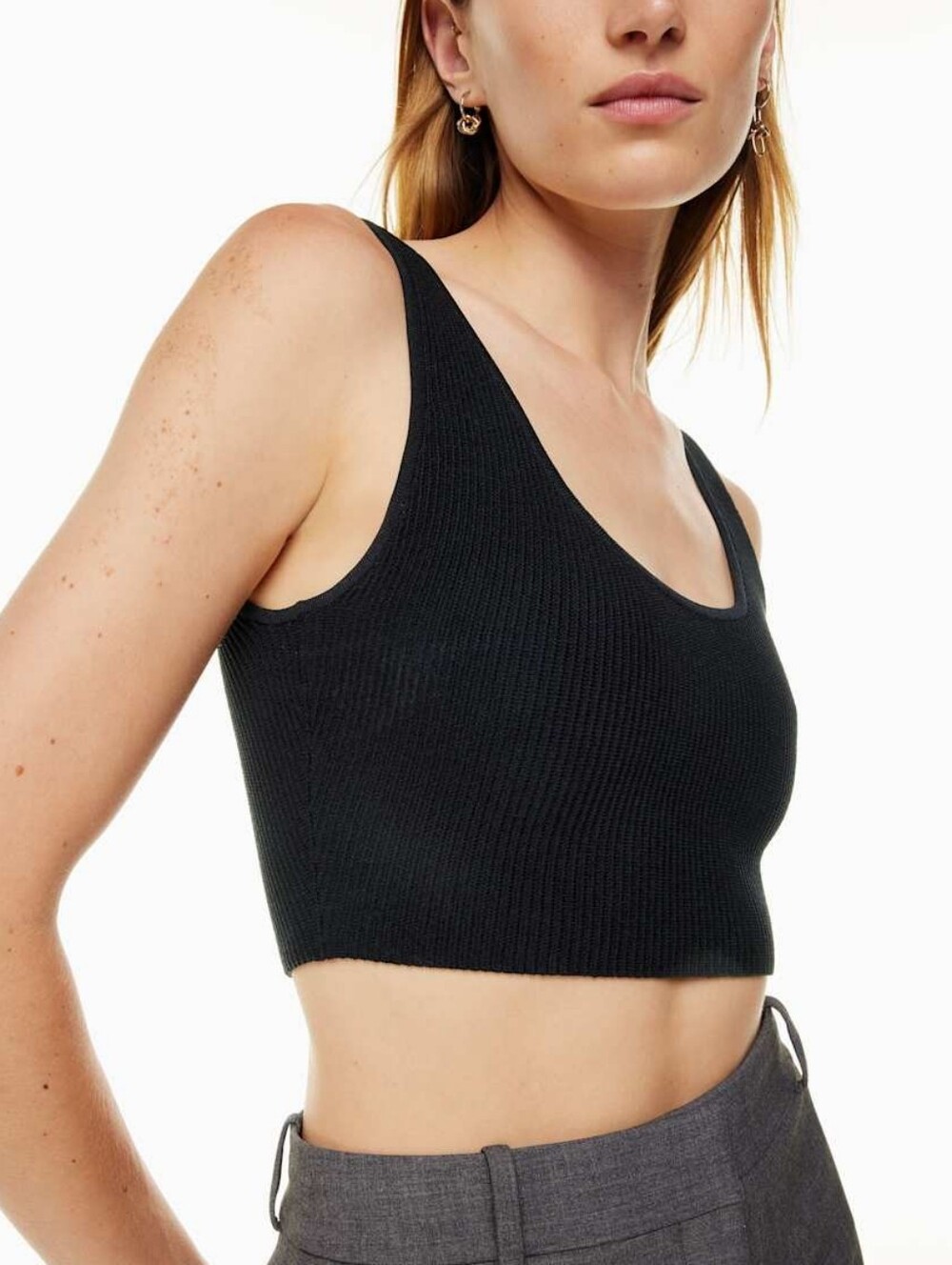 aritzia sculpt knit tank Babaton